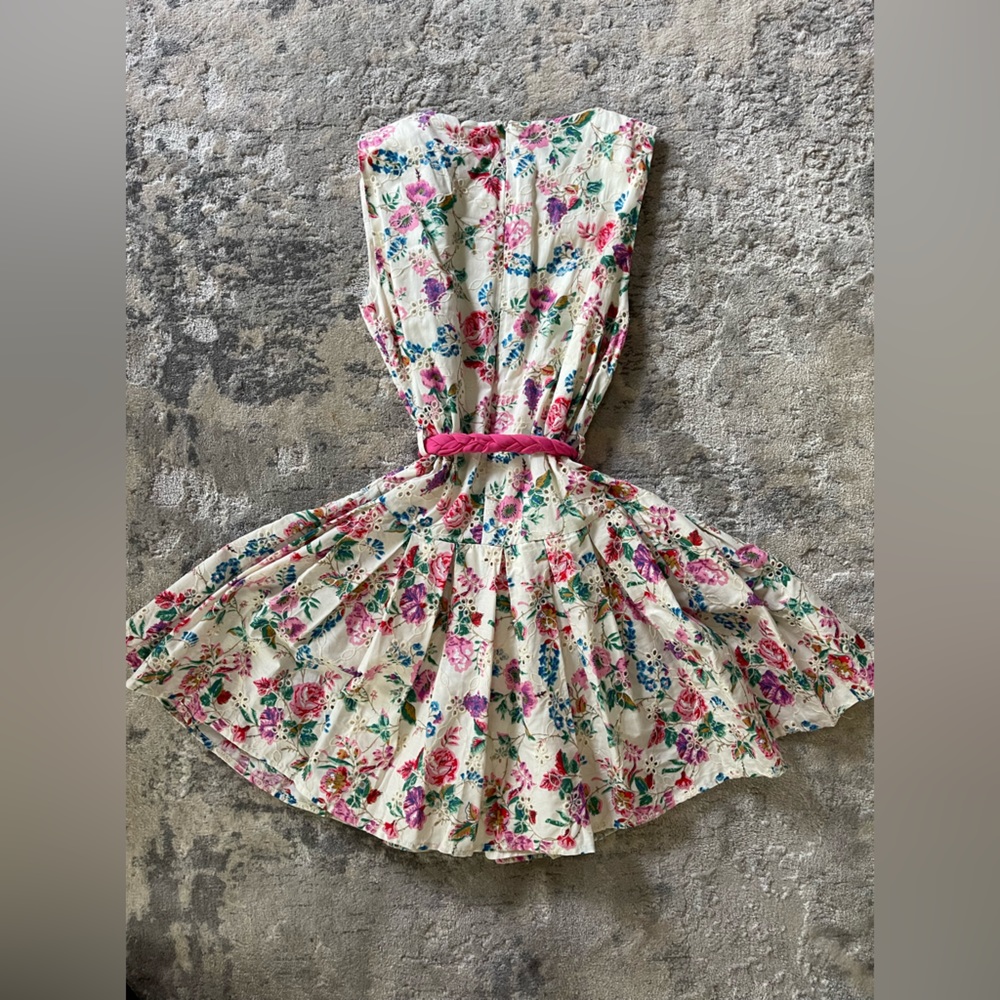 Floral short dress from red dress  boutique